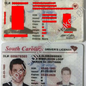 South Carolina Driver License(Old SC)