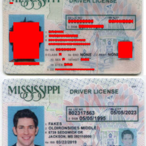 Mississippi Driver License (MS O21)