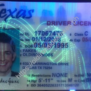 Texas Driver License(Old TX O21)