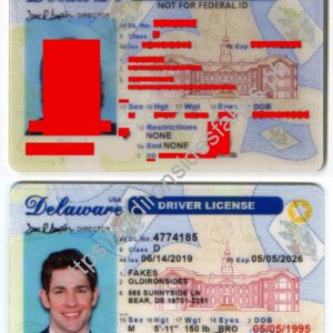 Delaware Driver License(New DE O21)