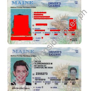 Maine Driver License (Old ME)