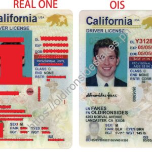 California Driver License(New CA U21)